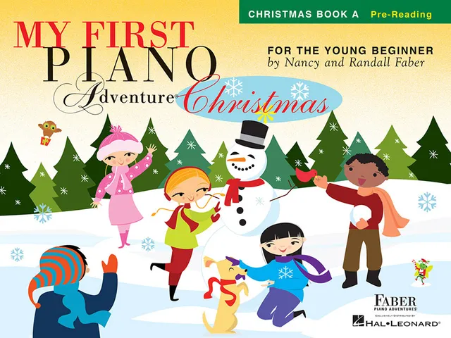 My First Piano Adventure Christmas Book A koledy pre-reading