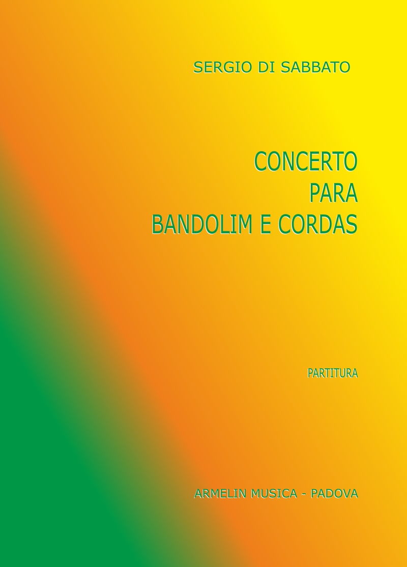 Armelin Musica Concerto para Bandolim e Cordas noty mandolína