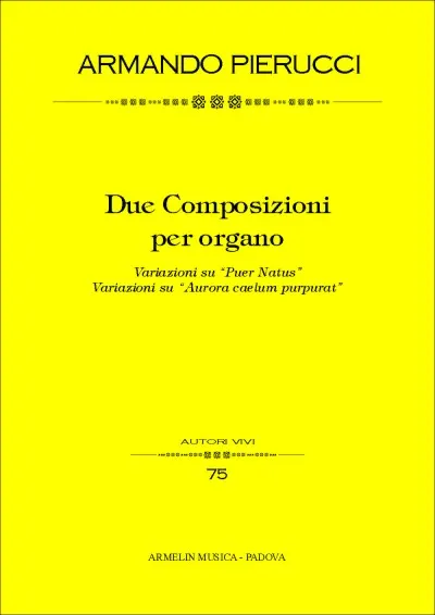 Armelin Musica Due Composizioni per Organo noty