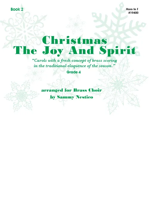 Kendor Music Christmas Joy Spirit Book 2 noty lesní roh F