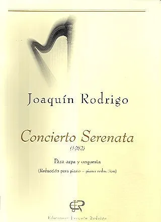 Ediciones Joaquín Rodrigo Concierto serenata noty pro harfu