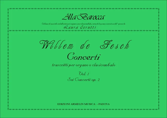 Armelin Musica 6 Concerti op. 2 noty partitura