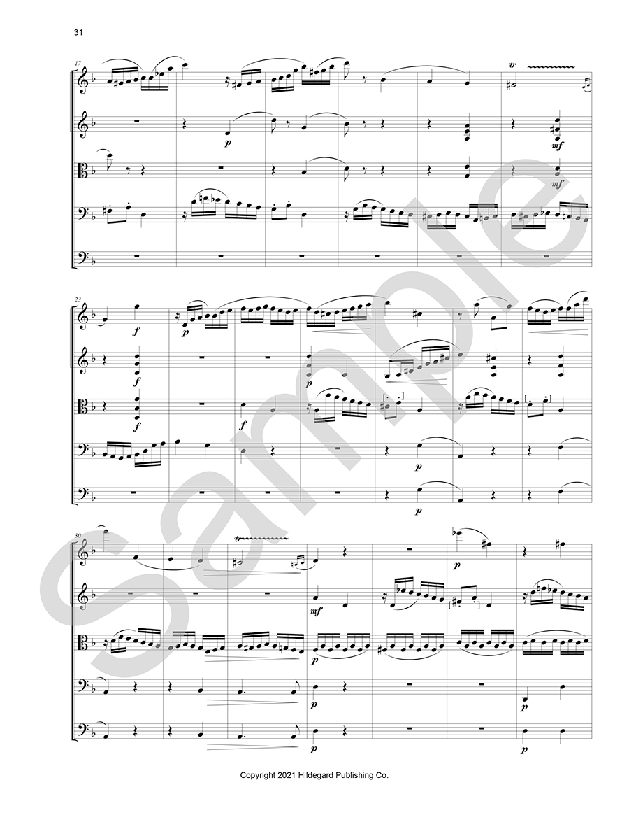 Hildegard Publishing Company Serenade for Strings noty digitální
