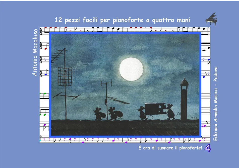 Armelin Musica 12 pezzi facili in stile popolare noty pro varhany