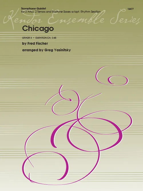 Kendor Music Chicago noty pro saxofonový kvintet