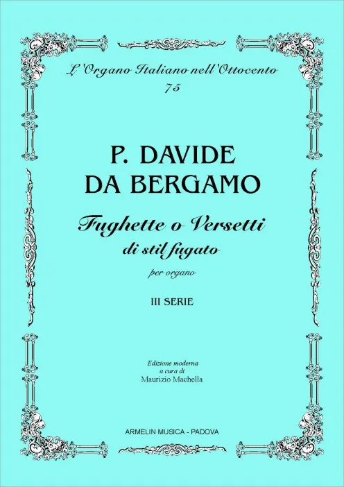 Armelin Musica Fughette e versetti in stile fugato 3 noty pro varhany
