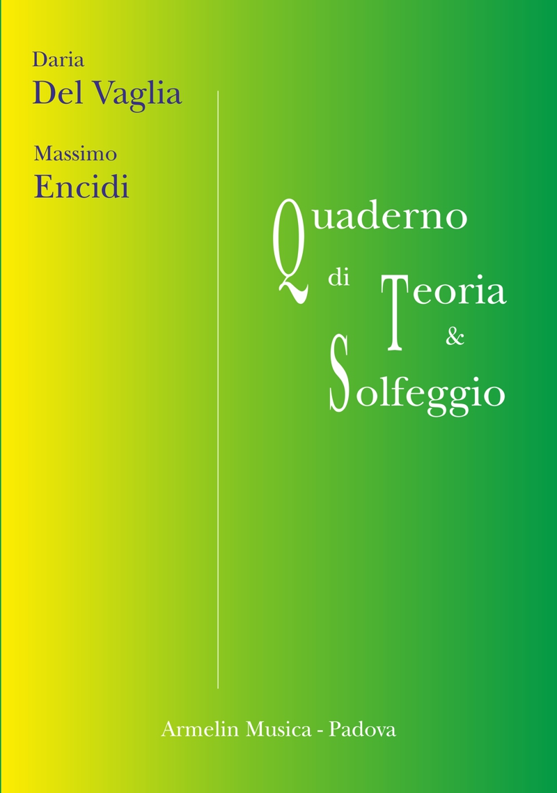 Armelin Musica Quaderno di Teoria e Solfeggio sešit