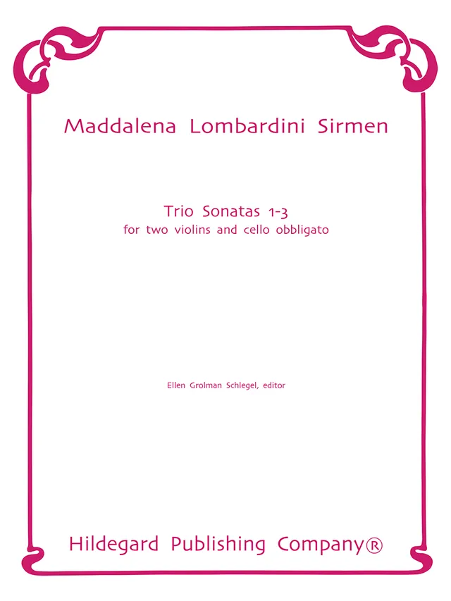 Hildegard Publishing Company Trio Sonatas 1-3 noty pro trio