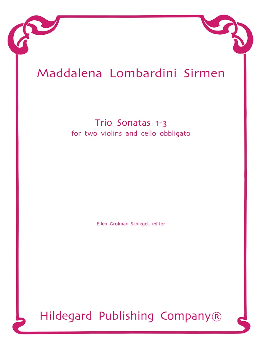Hildegard Publishing Company Trio Sonatas 1-3 noty pro trio