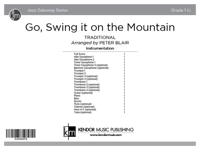 Kendor Music Go, Swing it on the Mountain partitura