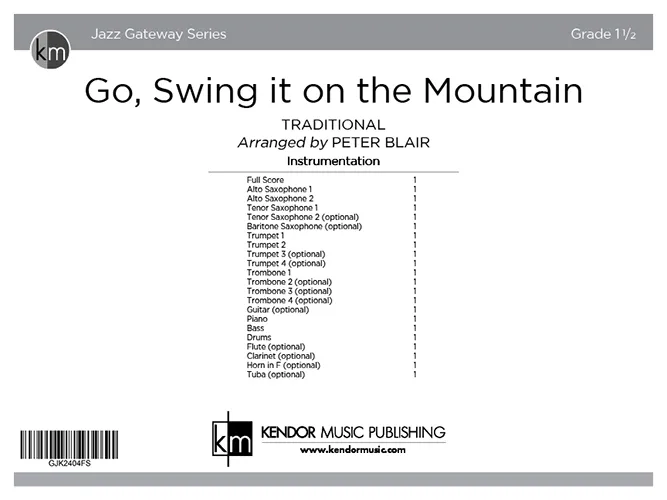Kendor Music Go, Swing it on the Mountain partitura