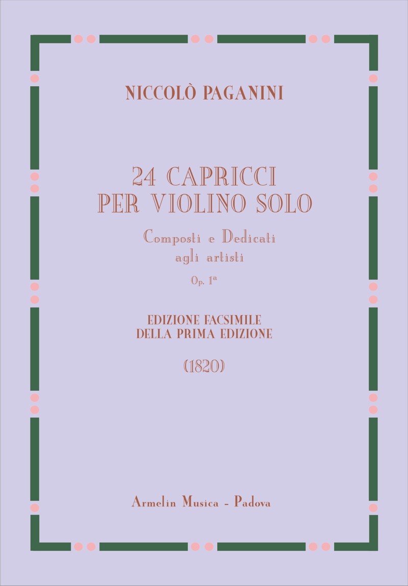 Armelin Musica 24 Capricci noty pro housle