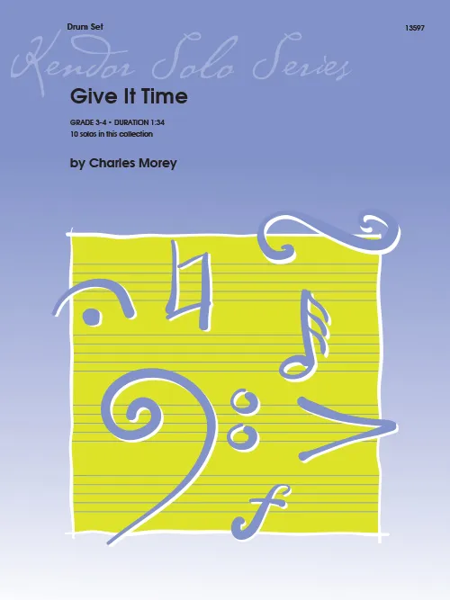 Kendor Music Give It Time noty bicí 10 sól
