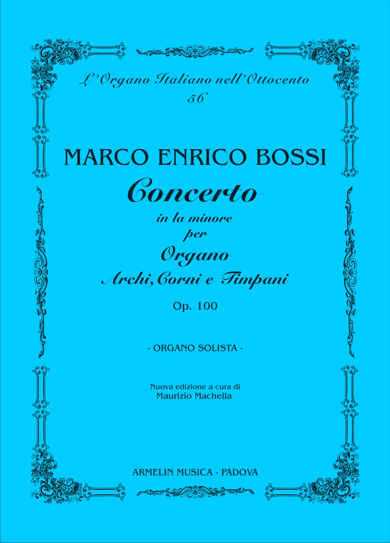 Armelin Musica Concerto a moll op. 100 partitura varhany orchestr