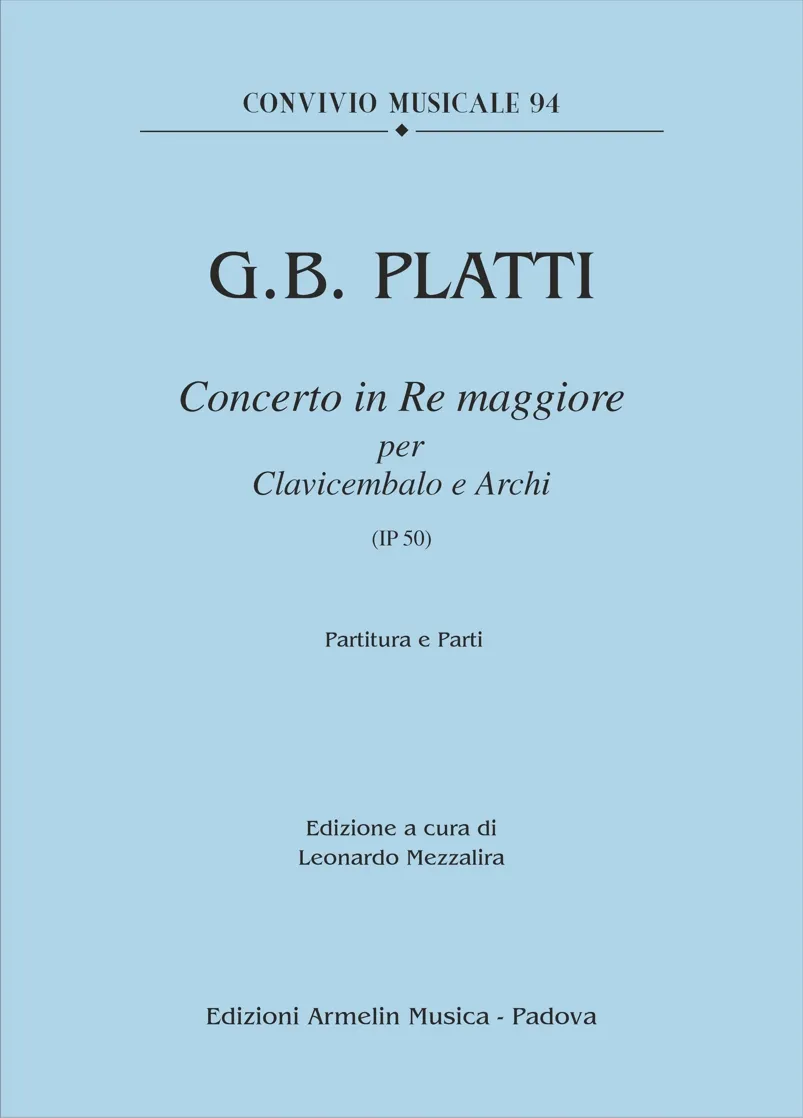 Armelin Musica Concerto in Re Maggiore IP 50 partitura