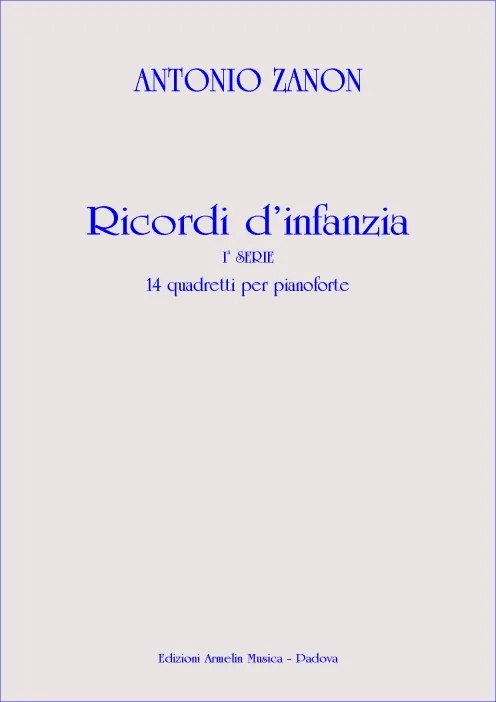 Armelin Musica Ricordi d’infanzia Ia Serie noty pro klavír