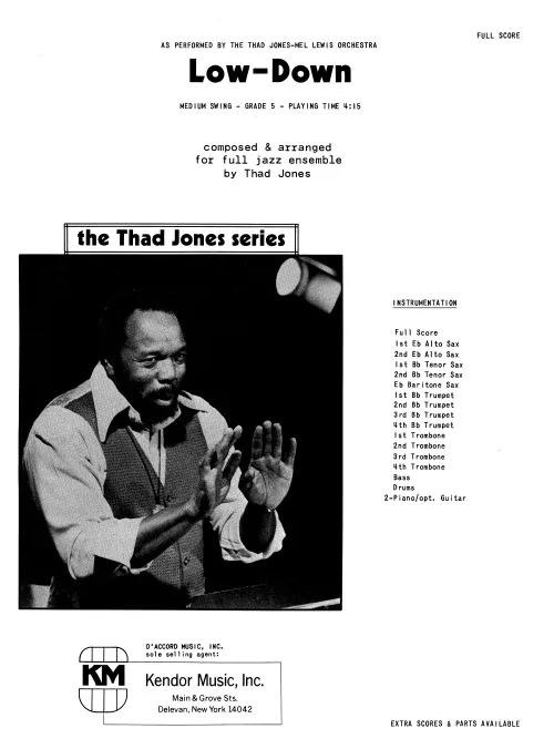 Kendor Music Low-Down partitura swing 4:15
