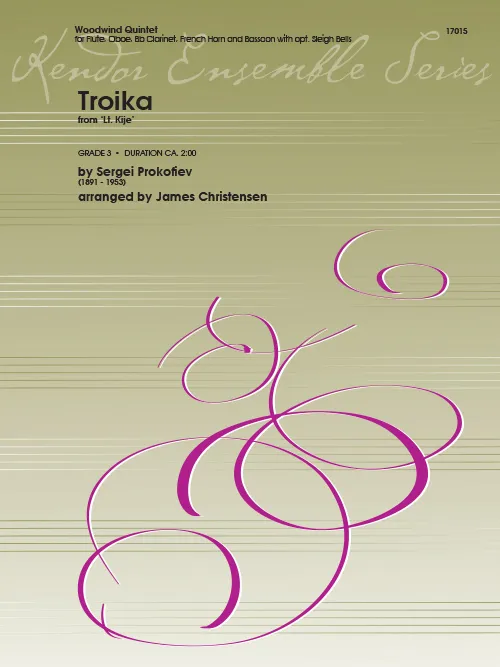 Kendor Music Troika noty pro dechový kvintet Prokofjev
