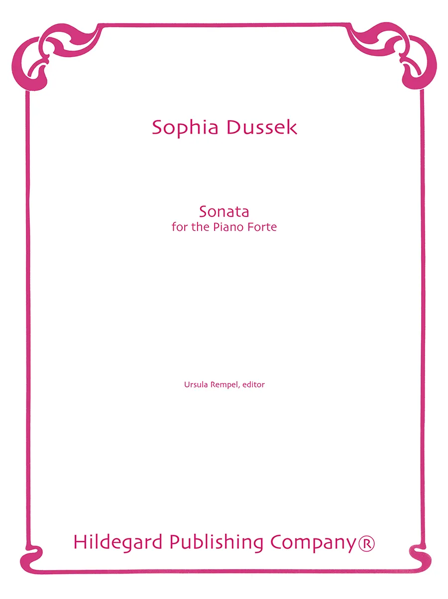 Hildegard Publishing Company Sonata Piano Forte Dussek digitální noty klavír