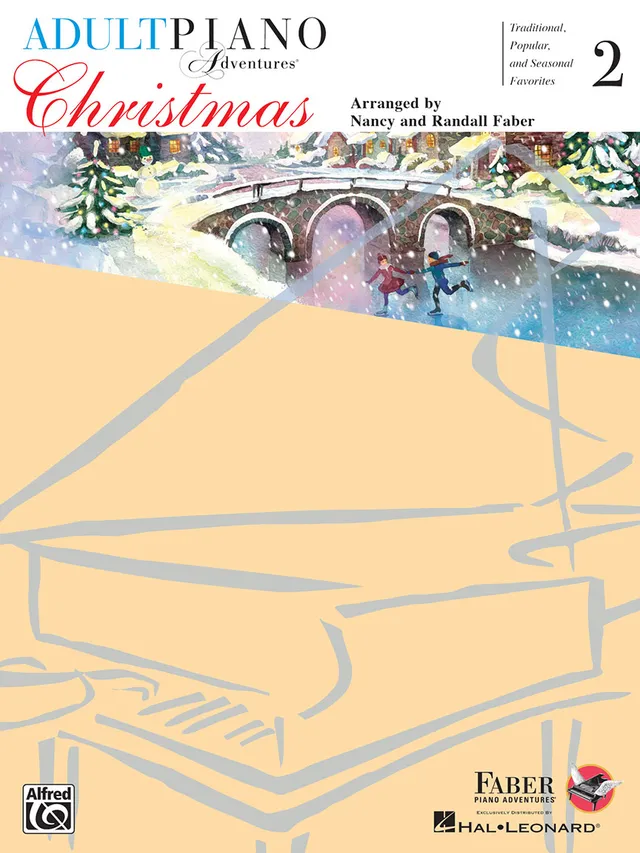 Faber Adult Piano Adventures Christmas Book 2 noty klavír vánoční