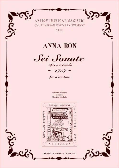 Armelin Musica 6 Sonate per Cembalo op. 2 noty