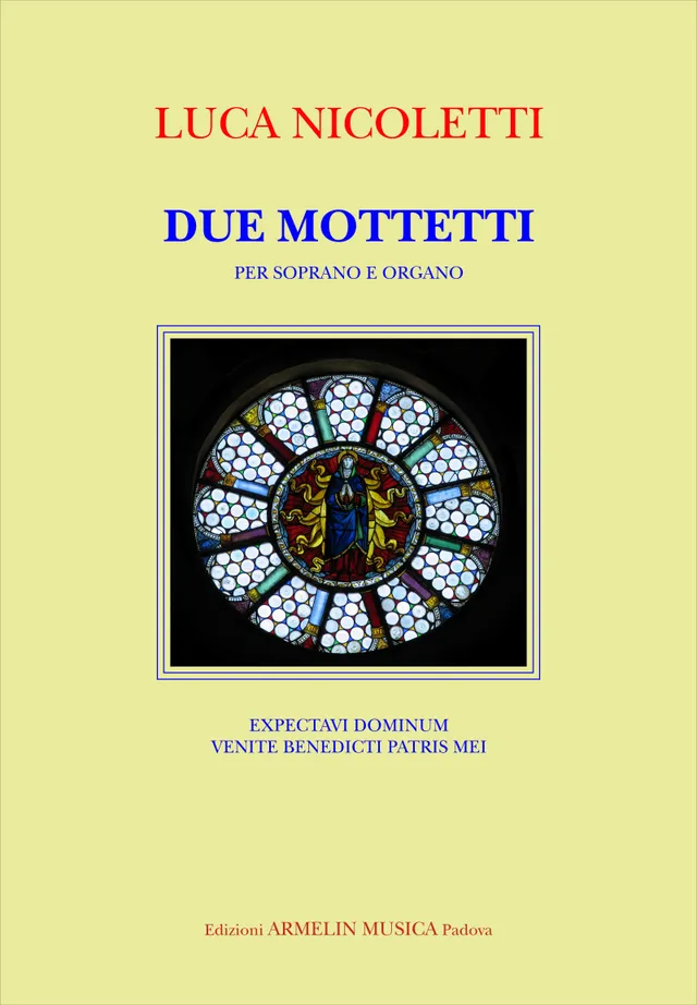 Armelin Musica Due Mottetti Soprano Organo noty pro sopran