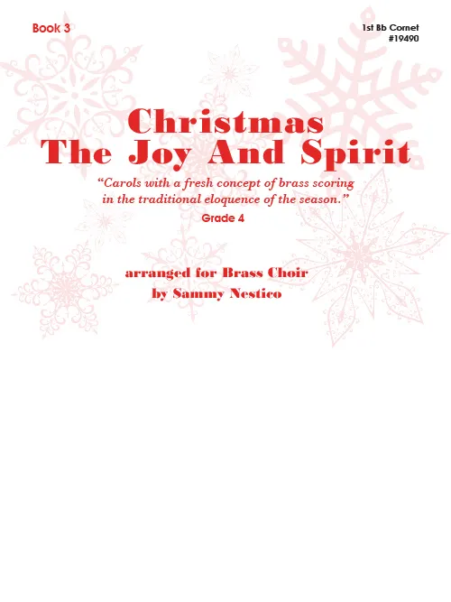 Kendor Music Christmas Joy Spirit Book 3 party pro kornet