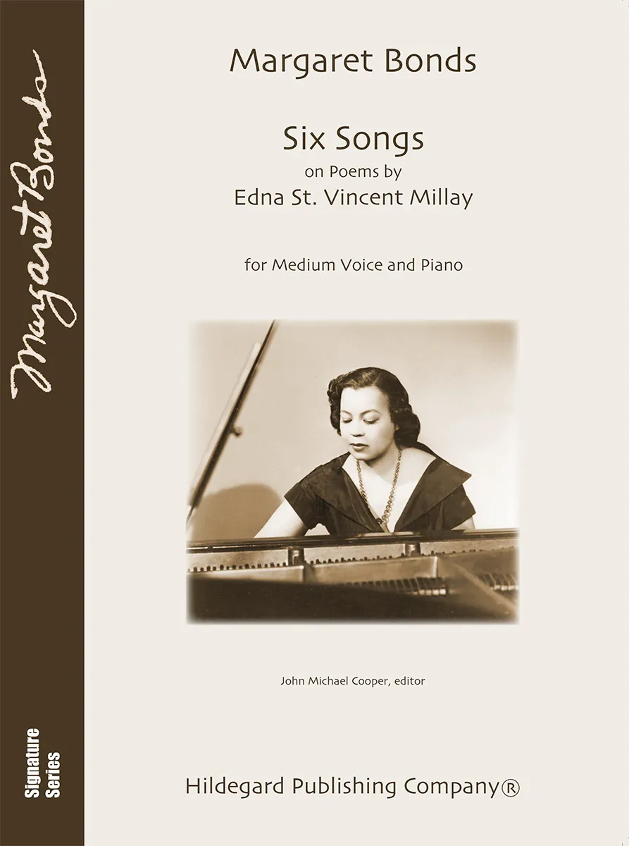 Hildegard Publishing Margaret Bonds Six Songs Millay noty střední hlas