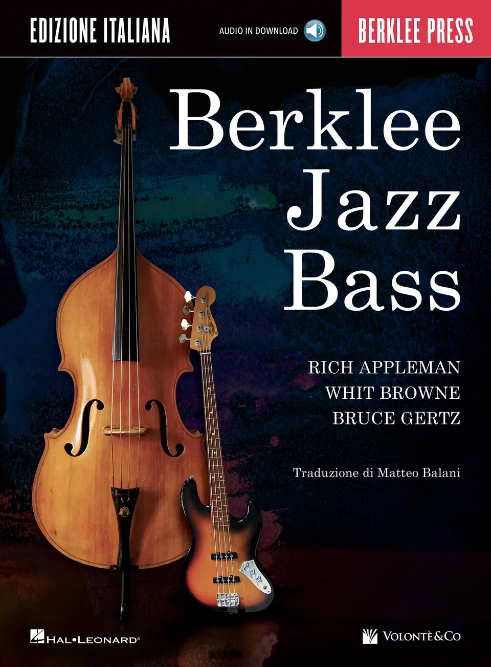 Volonte & Co Berklee Jazz Bass noty na baskytaru s audio