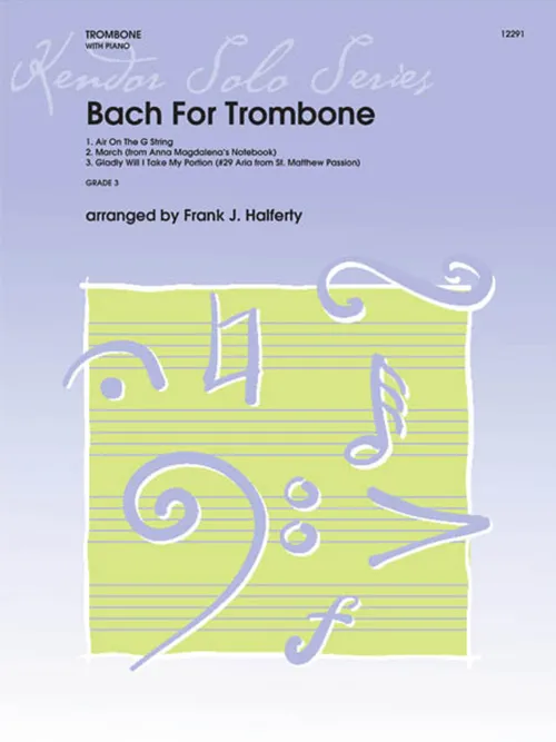 Kendor Music Bach For Trombone noty pro trombon s klavírem