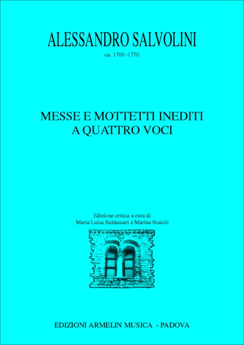 Armelin Musica Messe e Mottetti inediti sborové noty