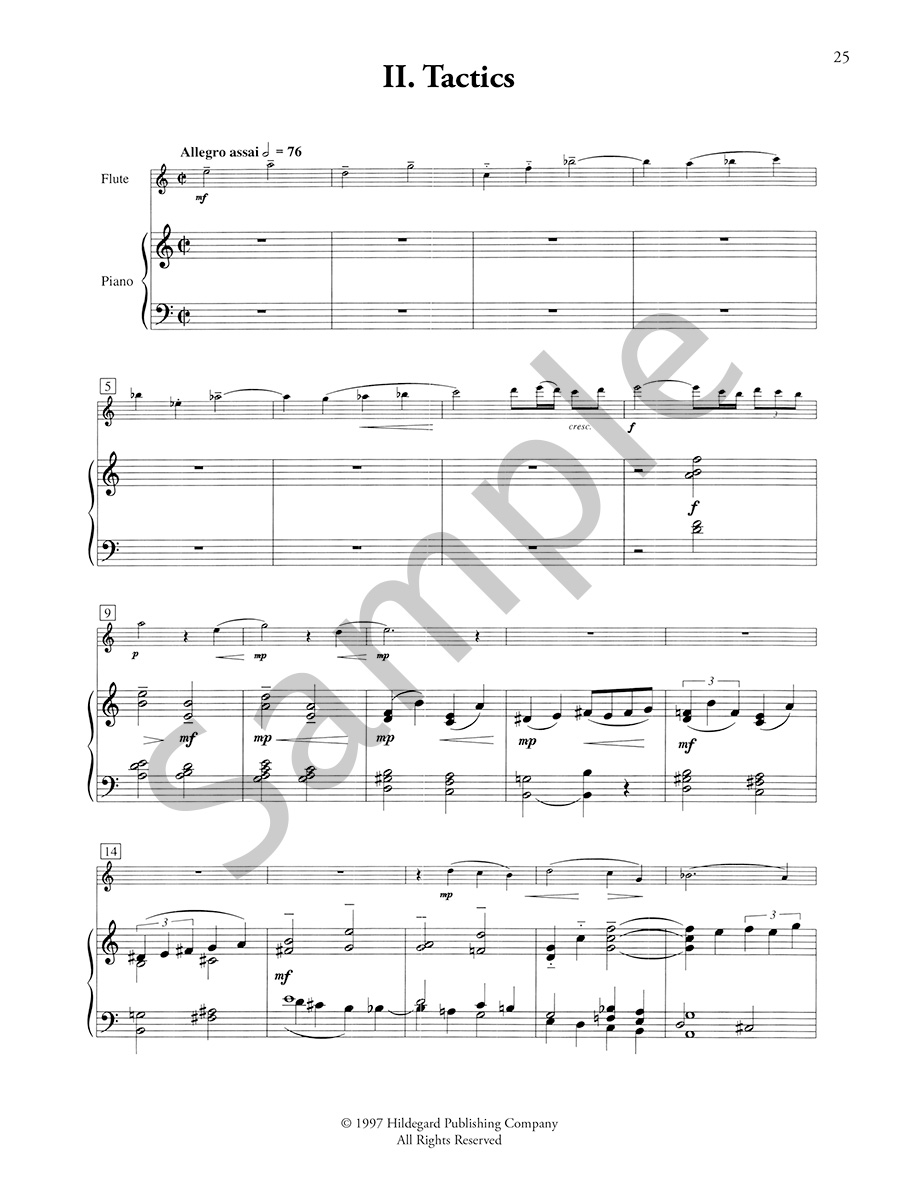 Hildegard Publishing Company Twentieth Century Music noty pro flétnu a klavír