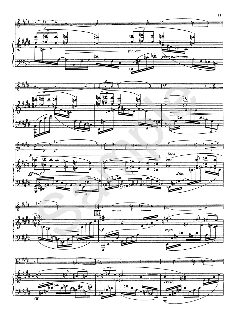 Hildegard Publishing Clarke Sonata pro violu noty digitální vydání