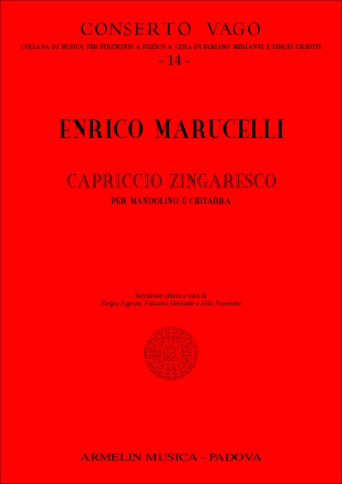 Armelin Musica Capriccio Zingaresco noty mandolína kytara