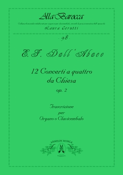 Armelin Musica 12 Concerti a 4 da chiesa op. 2 noty partitura