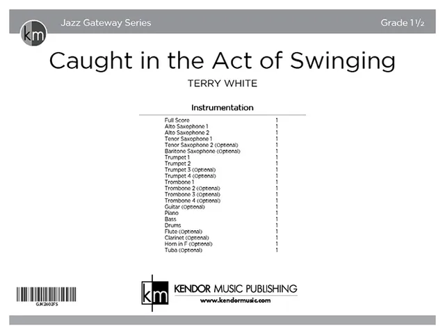 Kendor Music Caught in the Act of Swinging partitura pro jazz band