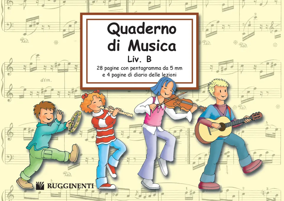 Volonte & Co Quaderno di Musica Liv. B notový sešit
