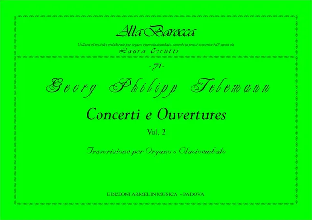 Armelin Musica Concerti e Ouvertures vol. 2 noty partitura