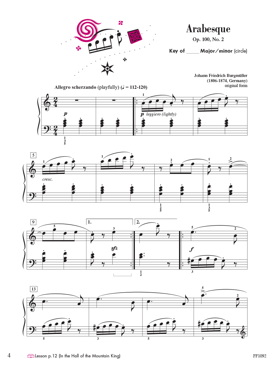 Faber Piano Adventures Level 4 Performance Book 2nd Edition noty