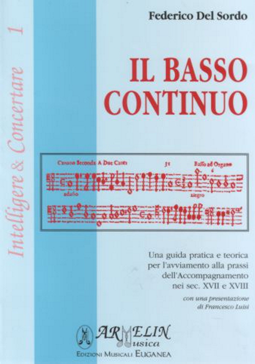 Armelin Musica Il Basso Continuo noty pro continuo