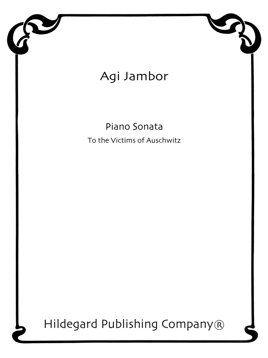 Hildegard Publishing Piano Sonata Agi Jambor noty pro klavír tištěné
