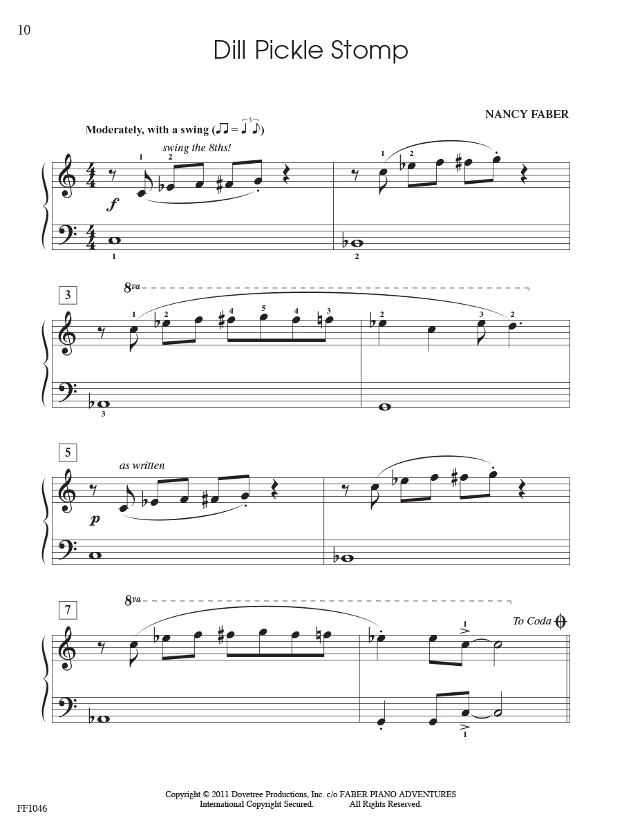 Faber ChordTime Piano Jazz & Blues noty 2B