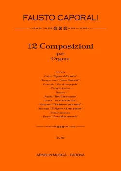 Armelin Musica 12 composizioni per organo noty pro varhany