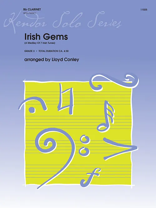 Kendor Music Irish Gems noty pro klarinet s klavírem