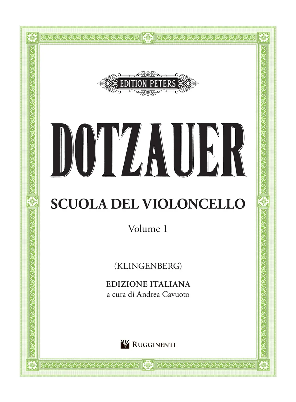 Volonte & Co Scuola del Violoncello Vol.1 škola na violoncello
