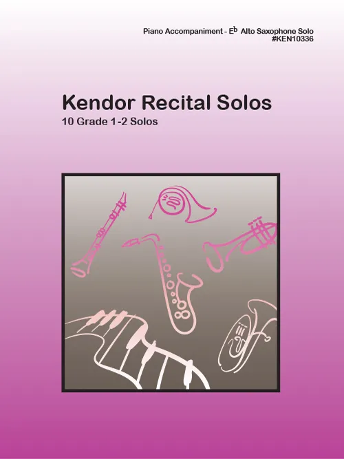 Kendor Music Recital Solos noty pro alt saxofon Eb 10 sól