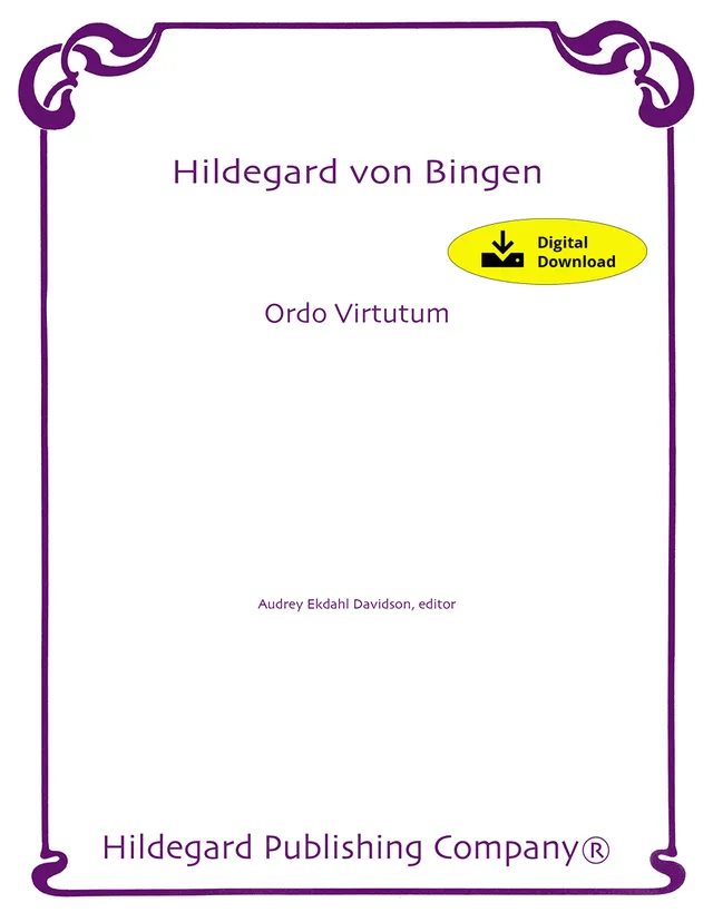 Hildegard Publishing Company Ordo Virtutum Bingen digitální partitura drama