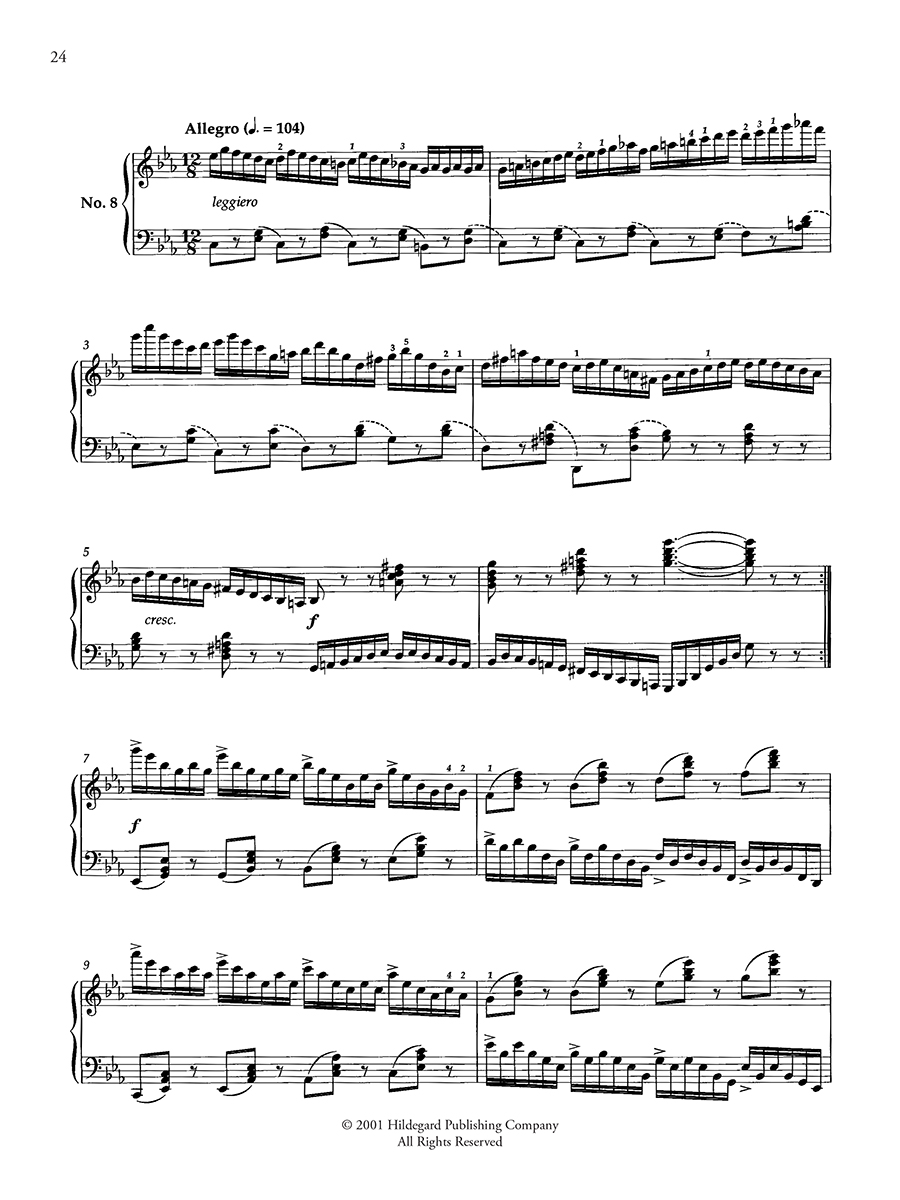 Hildegard Publishing Company 12 Etudes Op. 41 digitální noty pro klavír