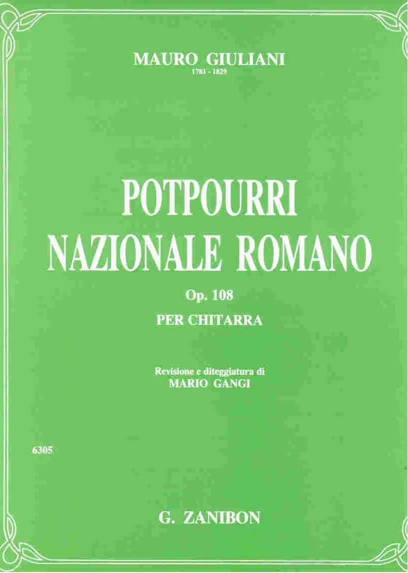 Armelin Musica Potpourri nazionale romano op. 108 noty