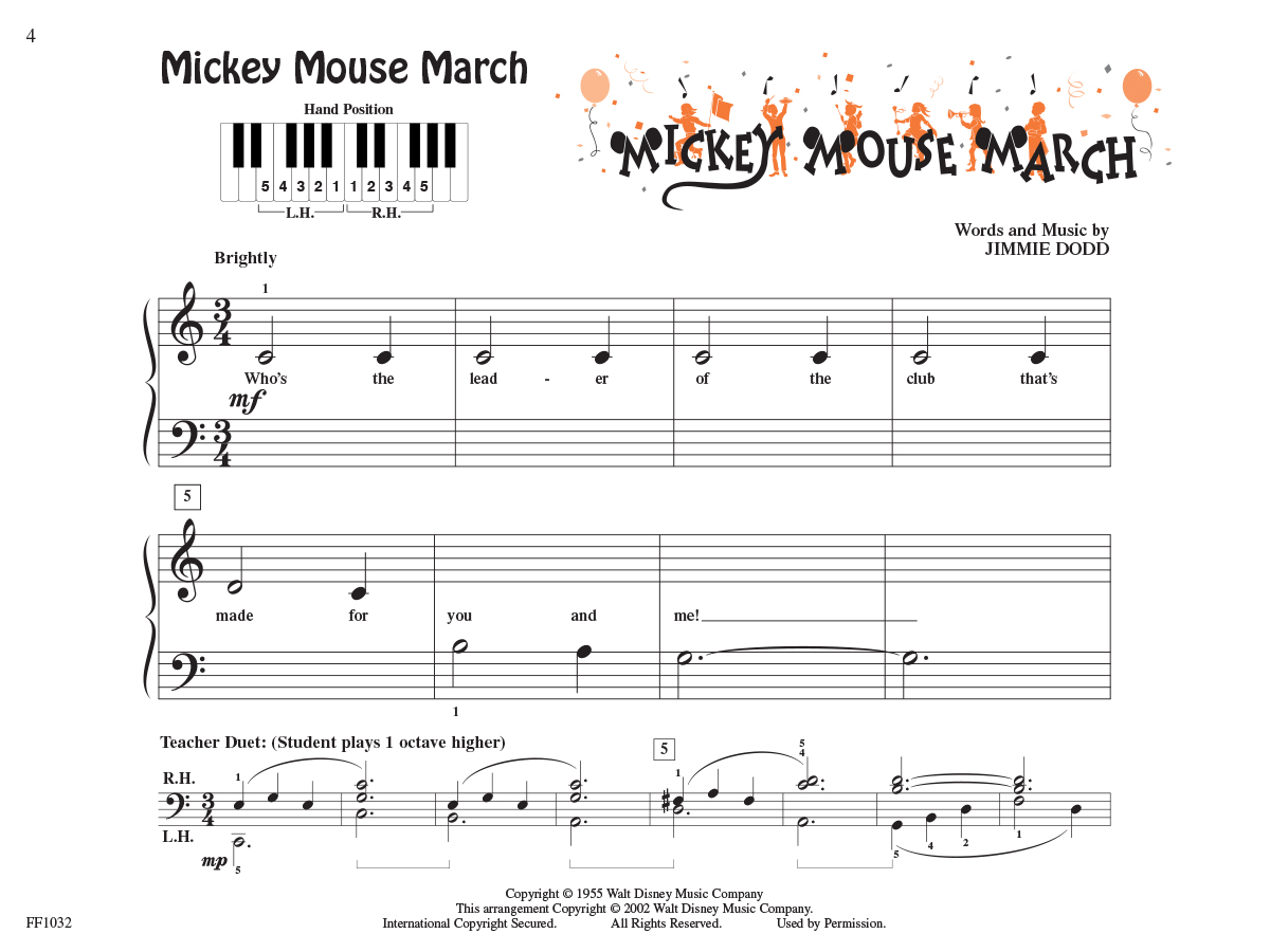 Faber Piano Adventures PreTime Piano Kids’ Songs noty dětské písně